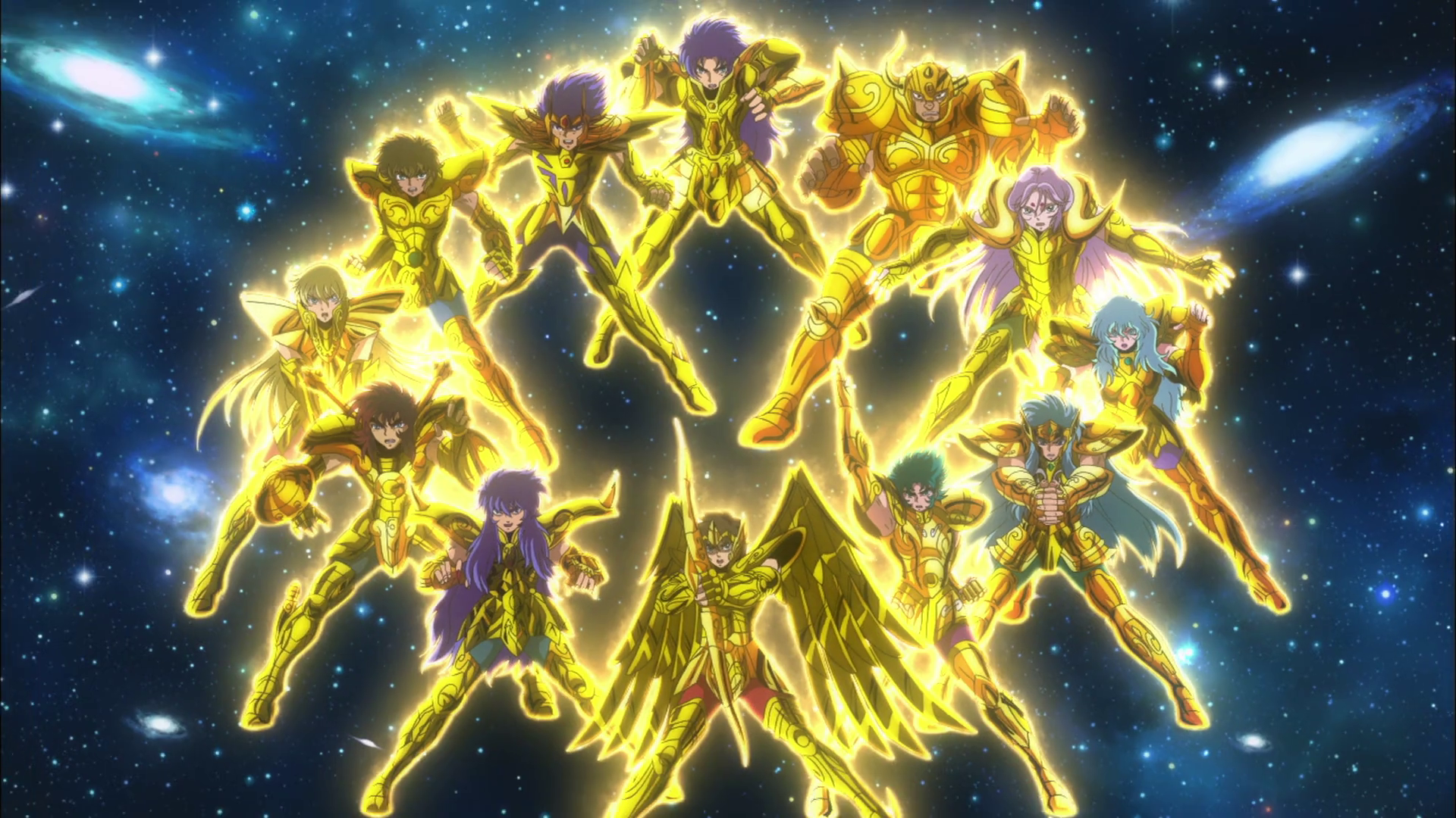 Os 12 Cavaleiros de Ouro de Saint Seiya Omega