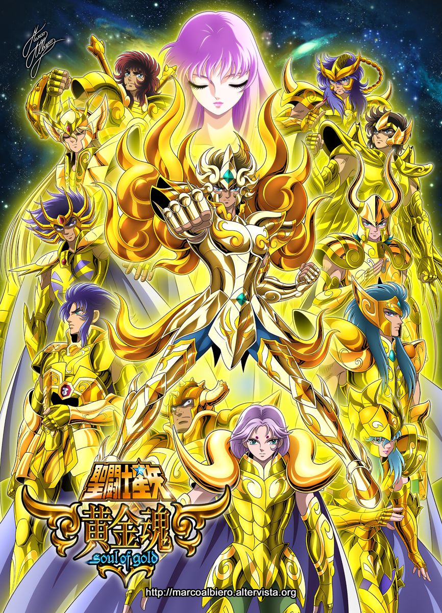 Saint Seiya Omega, Characters, Fanarts by Marco Albiero