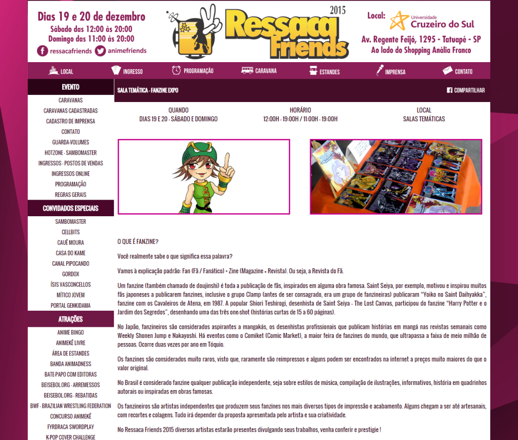 site ressaca friends fanzine expo diego maryo 2015