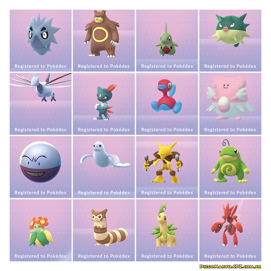 Pokémons da primeira e da segunda geração