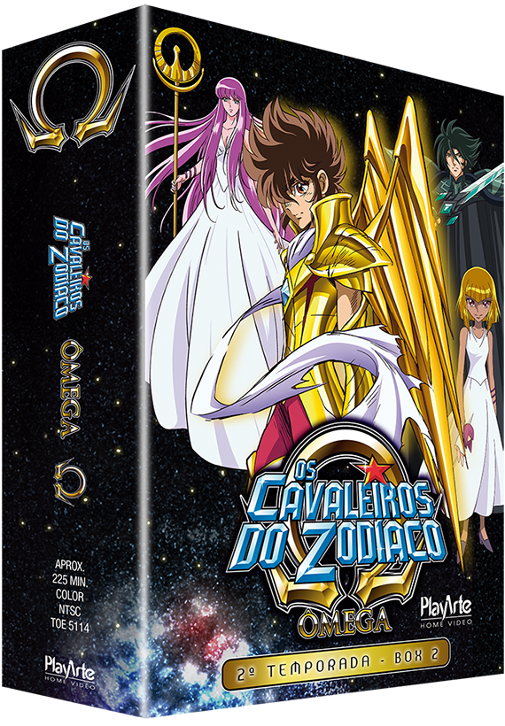DVD Os Cavaleiros do Zodíaco Ômega: 2º Temporada - BOX 4 - UNBOXING 