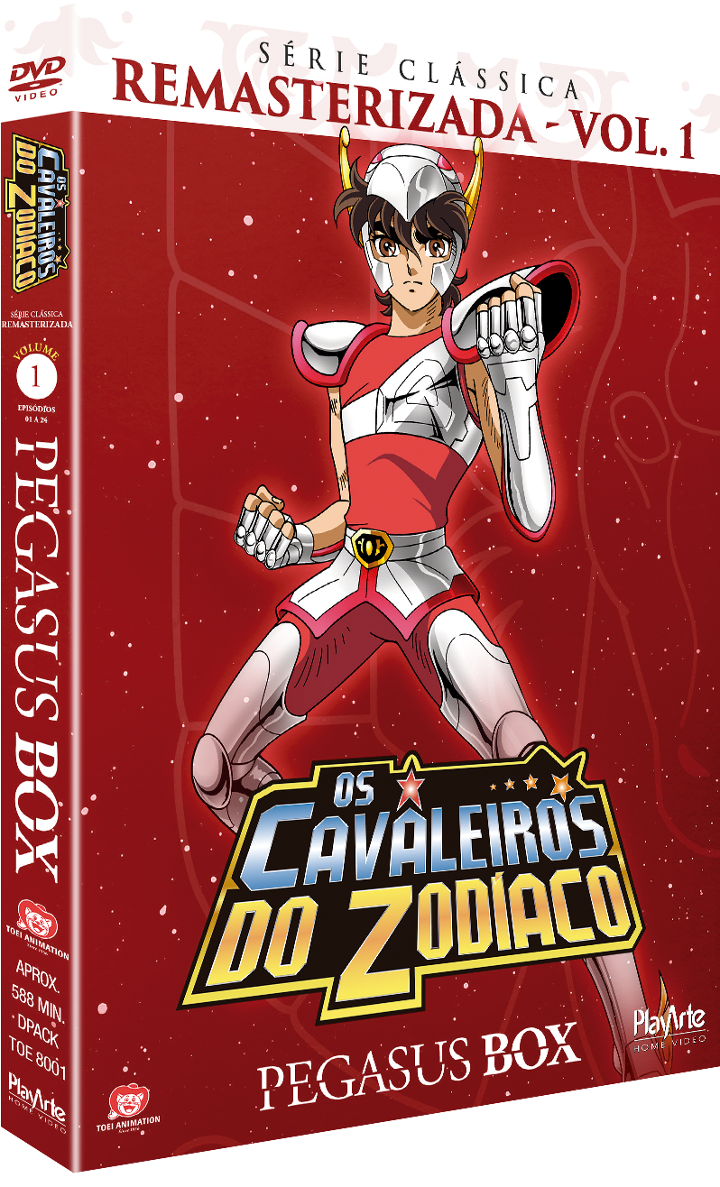 Dvd Cavaleiros Do Zodiaco 2018 Dublado 2 Temporadas