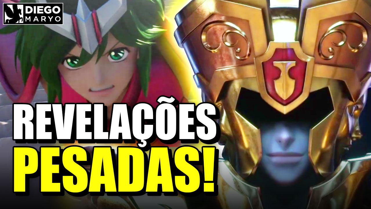 FIM DE UMA ERA! DUBLADORES NOVOS de Cavaleiros do Zodíaco! Saint Seiya 3D -  Diego Maryo